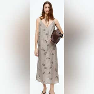 h and m beaded dress Beige Layering Essential Dress – Modest Essentials main image 1